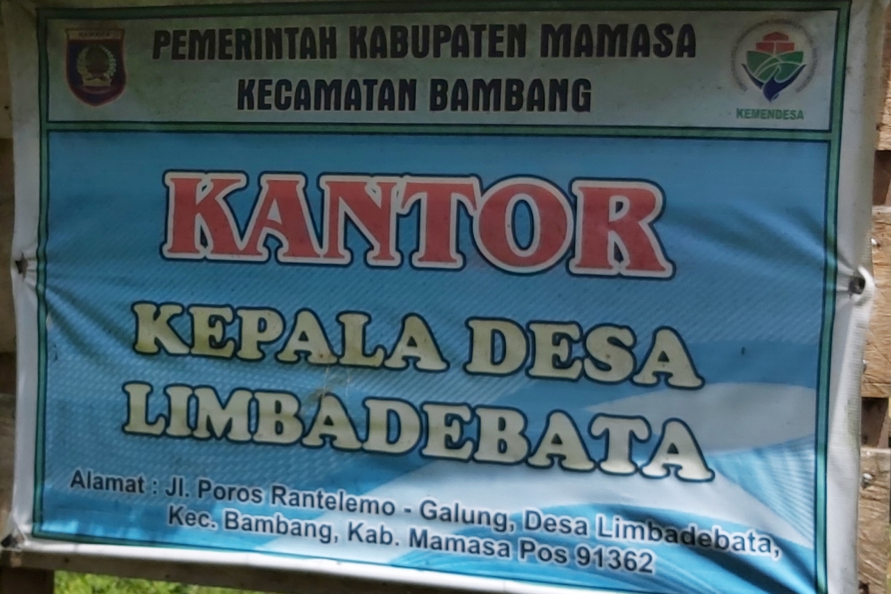 Desa Limbadebata Kecamatan Bambang Mamasa penyaluran BLT