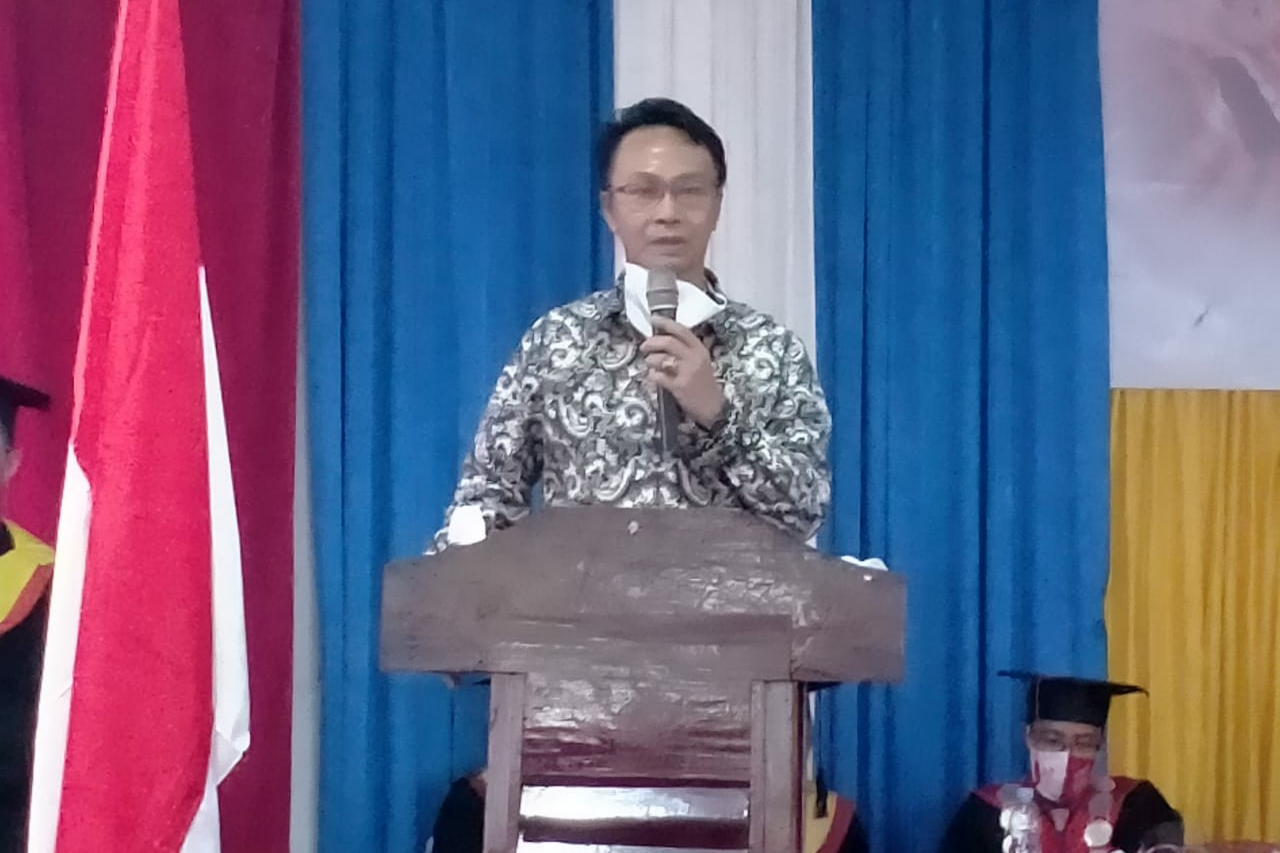 Wakil Bupati Mamasa Hadir Dalam Rapat Senat Terbuka STTM, Ini Pesannya