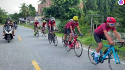 Atlet Balap Sepeda Kolaka Utara Berhasil Podium Pada Event Kom Tour de Tentena