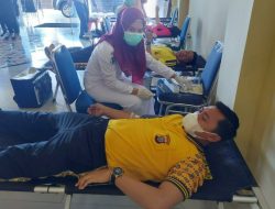 Sambut Hut Bhayangkara ke 75, Polres Kolaka Utara Gelar Donor Darah