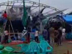 Wow! : Tenda Pelaminan di Mateng Dihempas Angin Kencang, Nyaris Tak Tersisa