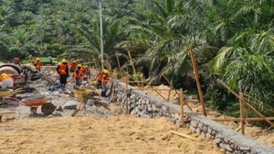 Akses Jalan ke Bendugan Budong-Budong Mulai Diperbaiki