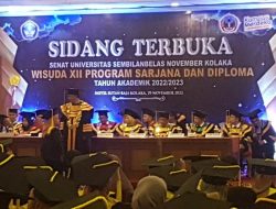 Wisuda ke-12 Tahun 2022, USN Kolaka Luluskan 680 Wisudawan dan Wisudawati