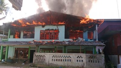 Kebakaran Hanguskan 1 Rumah Warga Mamasa, Uang Tunai Puluhan Juta Ikut Ludes