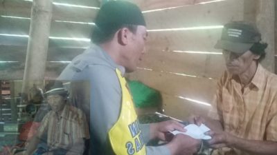 Simpati Datang dari Jauh, Kapolres Way Kanan Polda Lampung Berikan Donasi ke Penyandang Disabilitas di Mamasa