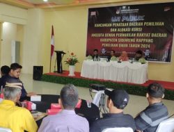 KPU Sidrap Sosialisasikan Uji Publik Penataan Daerah Pemilihan Umum Tahun 2024