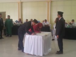 KPU Kabupaten Sidrap Melantik 55 Panitia Pemilihan Kecamatan