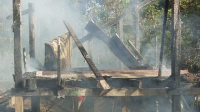 Diduga Api Berasal dari Kompor Penyebab Kebakaran Rumah Milik Warga Bojo Mateng