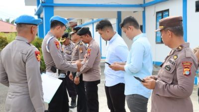 Bid Propam Polda Sulbar Gelar Gaktiblin di Polres Pasangkayu, SIM dan STNK Tak Luput dari Pemeriksaan